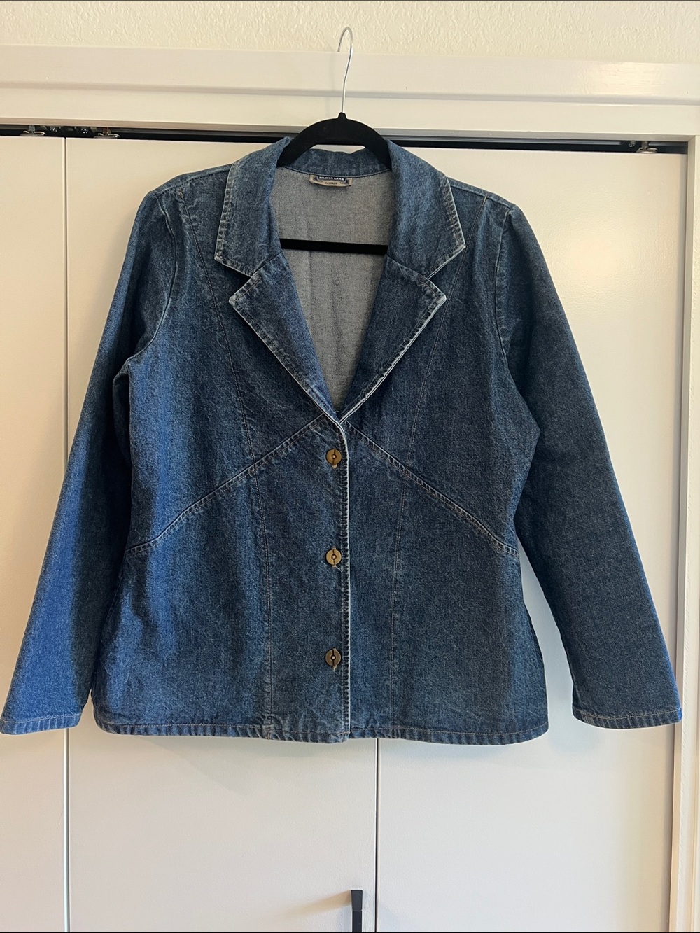 Vintage Dark Blue Denim Jacket